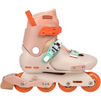 C SEVEN C7skates Nostalgic JR 소녀와 아이들을위한 인라인 스케이트 - 조절 가능하고 편안하고 내구성있는 롤러 잠금 휠 스위치, 에스, 탄젤린