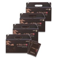 TV홈쇼핑 리뉴얼 더 흑염소 진액 골드, 4박스, 2100ml