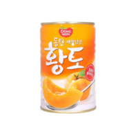 동원 황도 슬라이스 복숭아 통조림, 350g, 4개