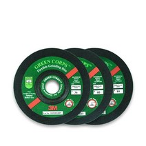 3M 연마석 푸른돌 4인치 그라인더날 #36 200개입, 1box