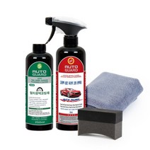 오토가드 유리막 코팅 광택제 고광택 셀프 광택 방오 발수, 4종