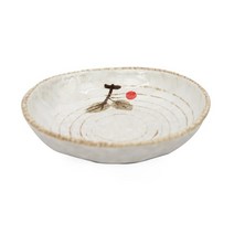 C핸드페인팅앵두원형찬기11.5CM, 1p