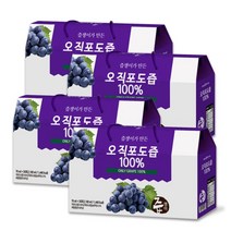 [KT알파쇼핑]즙쟁이 포도즙 4박스 120포, 소