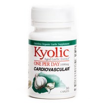 쿄릭 숙성마늘 추출물 1000mg 카디오베스큘러 글루텐 프리 무설탕 캐플렛, 30개입, 1개, 30정
