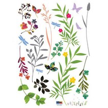 데코사랑 포인트 스티커, (PS-58080/투명) 화원