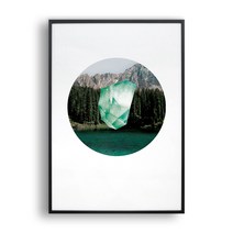 올뉴프레임 아트프린트 Forest & Emerald, 캔버스