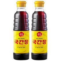 샘표 국간장, 500ml, 2개