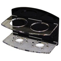 [홈코코] 2개용 치약거치대, 블랙, 1개