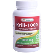 베스트네츄럴스 크릴-1000 소프트젤, 60개입, 1개, 60정