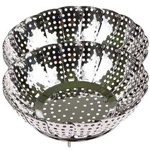 에이비엠 리빙 스텐찜기 바구니형, 28.5 x 17.5cm, 2개