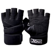 엑스피디 2중밴드 헬스 장갑 XPG-650, 블랙