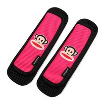 세경사 폴프랭크 성인 안전벨트 커버 2개입, 핑크, 1세트