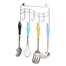 토프 싱크대 조리도구 걸이, 실버, 1개