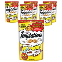 템테이션 고양이 간식 닭, 맛있는 닭고기맛, 6개