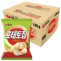 농심 포테토칩오리지널, 125g, 16개