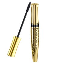 커버유어그레이 워터프루프 브러시 인 헤어 마스카라, 블랙, 1개