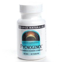소스내츄럴스 피크노제놀 50mg 타블렛, 30개입, 1개