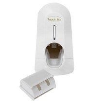 터치미 자동 치약짜개 2인 칫솔걸이 TM-900, 화이트, 1개
