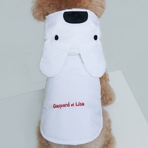 가스파드앤리사 변신 반려동물 패딩, 화이트