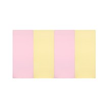 퍼니존 퍼니테라피 아이보리시리즈2 유아폴더매트, 베이비핑크