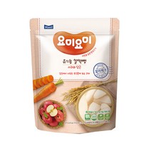 매일유업 요미요미 유기농 쌀떡뻥 30g, 사과와 당근, 1개