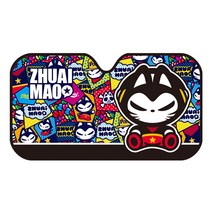 삼에스 맨켓 자동차 햇빛가리개, 팝아트, 1개