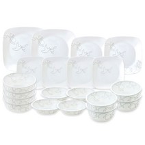 코렐 모닝브리즈 4인 사각 코리안 홈세트, 20개, 20p, 혼합색상