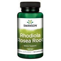 스완슨 로디올라 로지아 뿌리 400mg 캡슐, 100개입, 1개