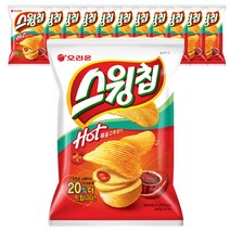 오리온 스윙칩 볶음고추장맛, 60g, 12개