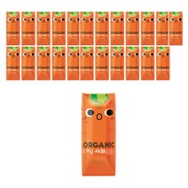 [오가닉주스] 오가닉 오렌지 & 망고 & 호박 주스, 125ml, 24개