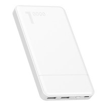 요이치 보조배터리 10000mAh + 5핀미니케이블, YB-S10000, 화이트