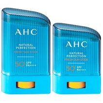 A.H.C 내추럴 퍼펙션 프레쉬 선스틱 SPF50+ PA++++ 14g + 22g, 1세트