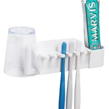 스파이더락 칫솔걸이 세트, 화이트, 1개