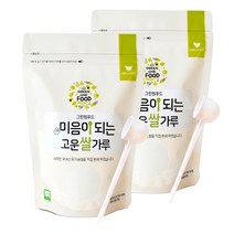 초기 중기 아기 이유식 유기농 쌀미음 쌀가루 찹쌀가루 스틱 실속형, 유기농 찹쌀가루 스틱형(중간입자) 420g