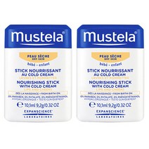 무스텔라 너리싱 스틱 위드 콜드크림, 9.2g, 2개