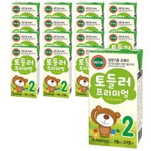 베지밀 프리미엄 토들러2 아기두유 190ml, 콩 원액, 16팩