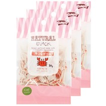 굿데이 네츄럴 스낵 고양이 간식, 게살슬라이스, 3개