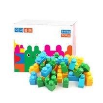 키움하우스 이지블록 70p, 컬러풀블루