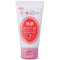 비앤비 베이비 무불소 치약 겔형 딸기맛, 40g, 1개