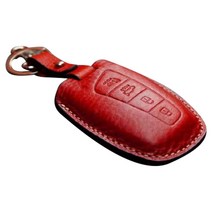 헤르만 맥스크루즈 싼타페DM 스마트키 케이스 키홀더, 로즈 레드, 현대 4버튼타입