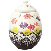 파울러스 전통 쌀독 항아리 23kg, 쌀독 +  뚜껑 + 쌀바가지, 1개