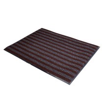 수지씨앤엘 현관매트 후레쉬 현관매트 브라운 스트라이프/90X120cm, 1개