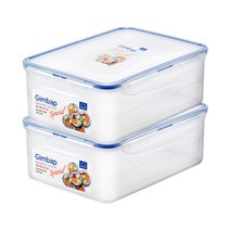 락앤락 김밥재료 보관용기 HPL826T, 2.6L, 2개입