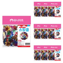 유니아트 G006 스팡클 혼합, 랜덤 발송, 10개