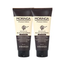 바론 모링가 스칼프 스크럽 샴푸, 200ml, 2개