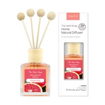 더허브샵 홈내추럴 우드볼 디퓨저 125ml, 그레이프프룻(자몽)