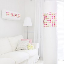 [골드얀] 팝핑크 에어컨커버, 핑크