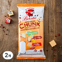 래핑카우 벨큐브 청크 24큐브, 2개, 125g