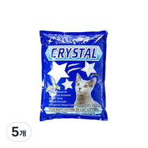 드림펫푸드 크리스탈 고양이 모래, 5개