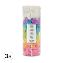 설롱디저트 솜사탕 통머랭쿠키 무지개 1000ml, 58g, 3개